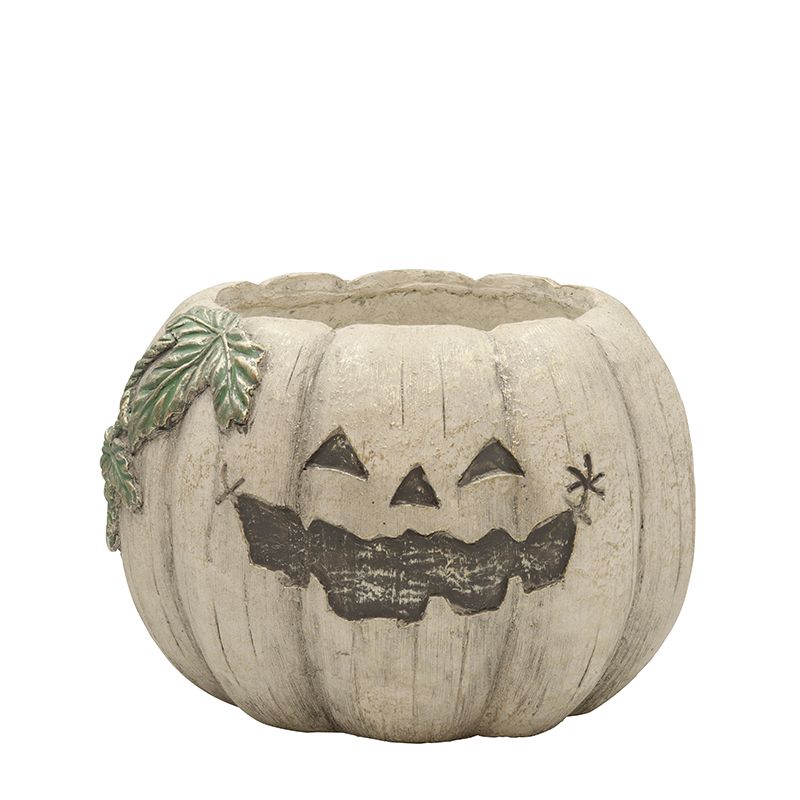 CARNAC/ジャックオーランタンD-IV アイボリー/GFBHW09IV【01】【取寄】 ガーデニング・園芸用品 植木鉢・フラワーポット グラスファイバー鉢のサムネイル