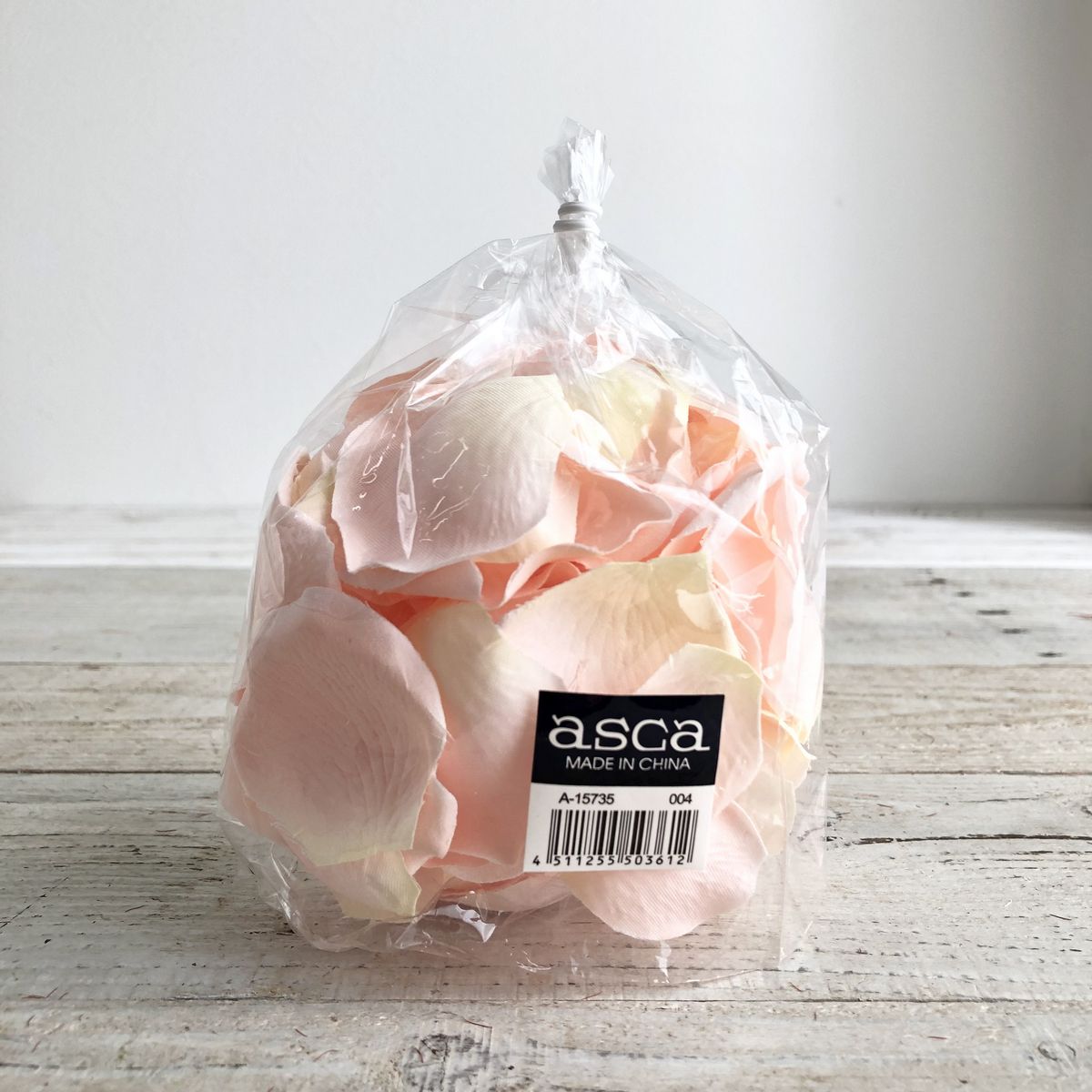 【造花】アスカ/ローズペタル(1袋約100枚入) ピーチ/A-15735-4【01】 造花（アーティフィシャルフラワー） 造花 花材「は行」 バラ