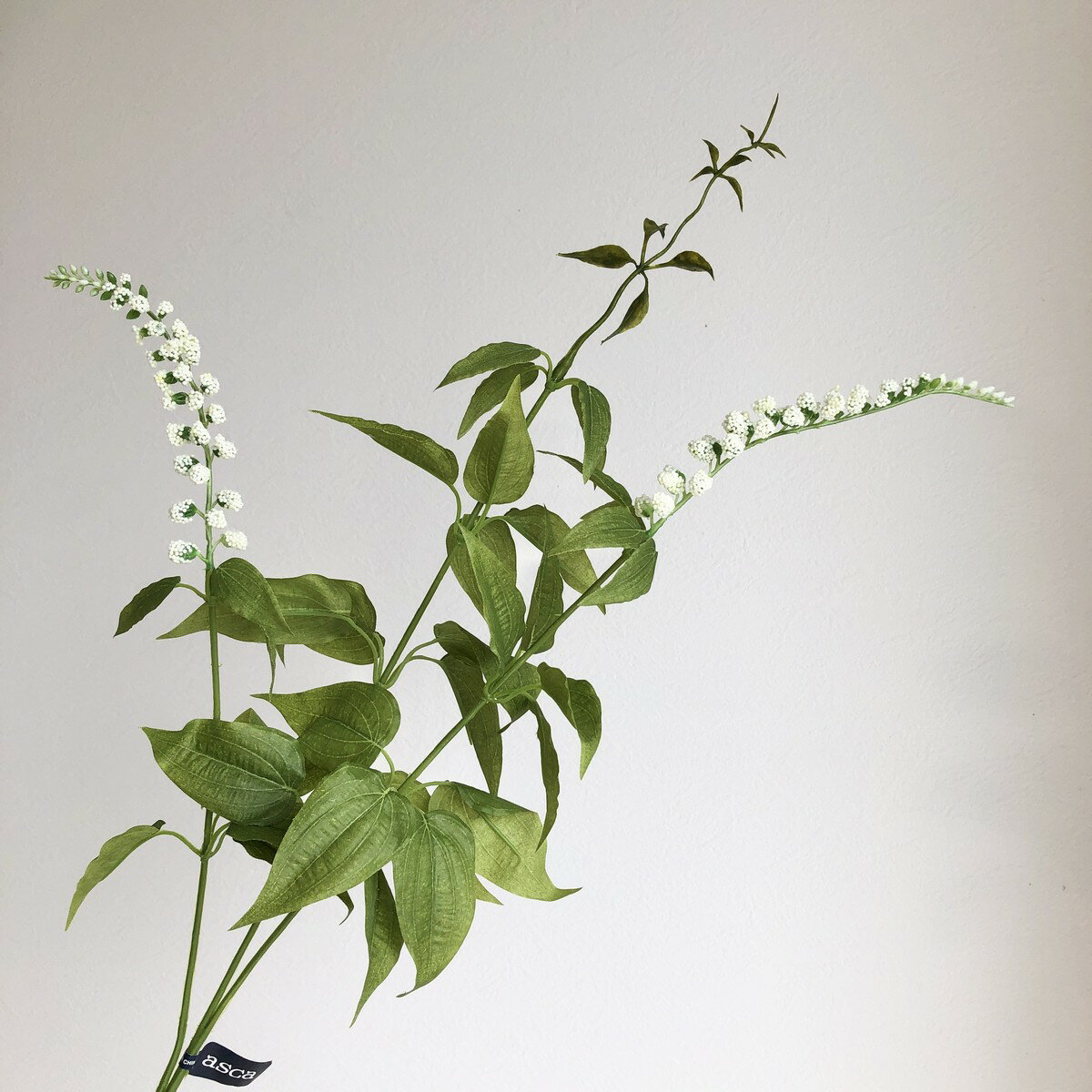 【造花】アスカ/ワイルドフラワー×2 ホワイト/A-34159-1【01】 造花（アーティフィシャルフラワー） 造花 「わ行」 ワイルドフラワー