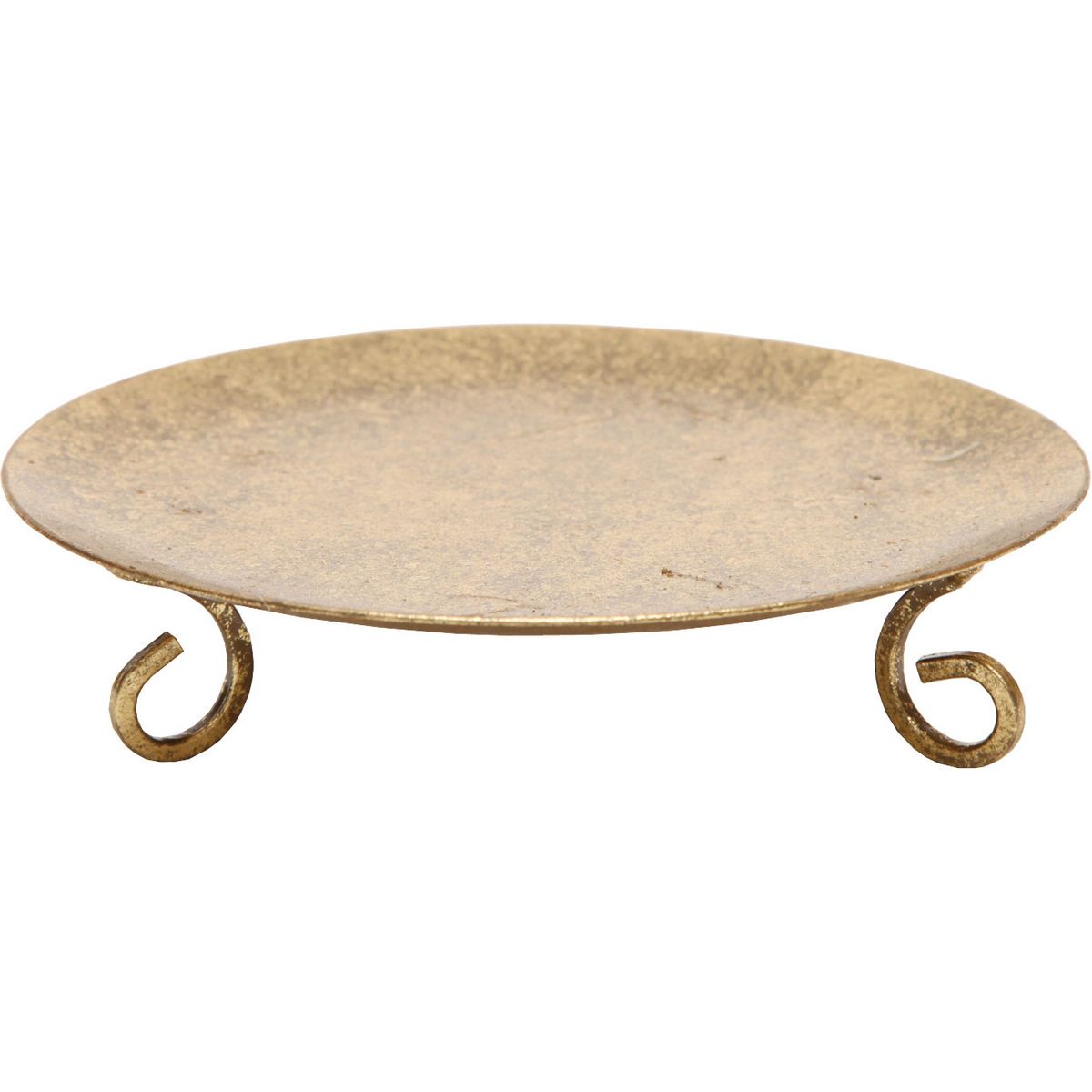 NatureDesigns/キャンドルトレイ 大 ゴールドリーフ/45441【01】 キャンドルホルダー・スタンド プレー..