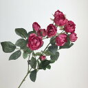 【造花】アスカ/ミニローズ×11 ラズベリー/A-36035-5R【01】 造花(アーティフィシャルフラワー) 造花 花材「は行」 バラ