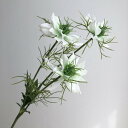 【造花】アスカ/ニゲラ×3 #052 ホワイトグリーン/A-33921-52【01】 造花(アーティフィシャルフラワー) 造花 花材「な行」 ニゲラ