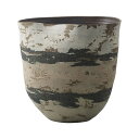クレイ/Vein37φ38H RUSTIC WHITE/178-837-142※キャンセル・返品不可【01】 花器、リース 花器・花瓶 陶器花器