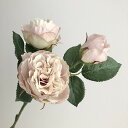 【造花】アスカ/ローズ×2 つぼみ×1 アンテイークモーブ/A-34140-55A【01】 造花(アーティフィシャルフラワー) 造花 花材「は行」 バラ