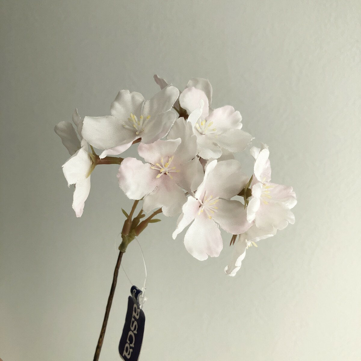 【造花】アスカ/桜ピック×9 #001P ホワイトピンク/A-34280-1P【01】 造花（アーティフィシャルフラワー） 造花 花材「さ行」 さくら（桜）