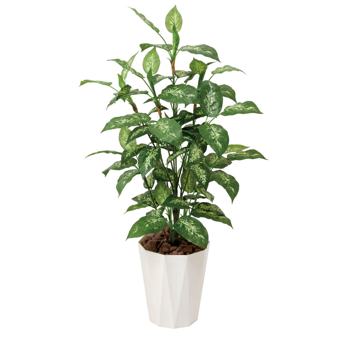 【直送】 【人工観葉植物】光の楽園/光触媒 ディフェンバキア1.1/426A175 ※返品・代引・キャンセル不可..