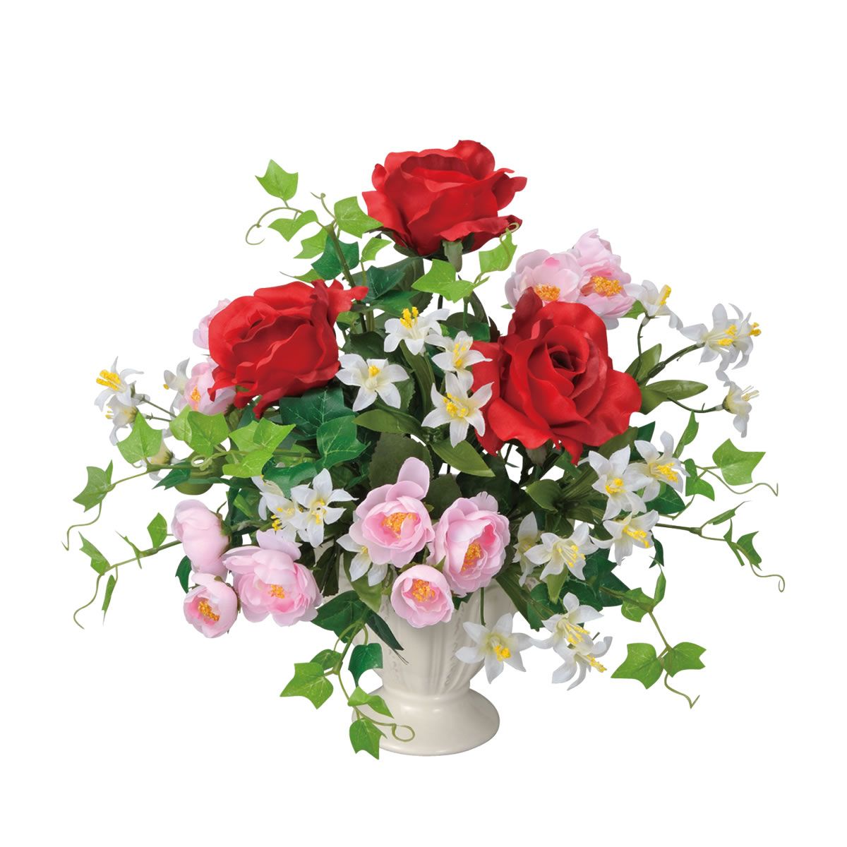 【直送】 【造花】光の楽園/光触媒 ベルシアローズ/51K65 ※返品・代引・キャンセル不可【10】 造花（ア..