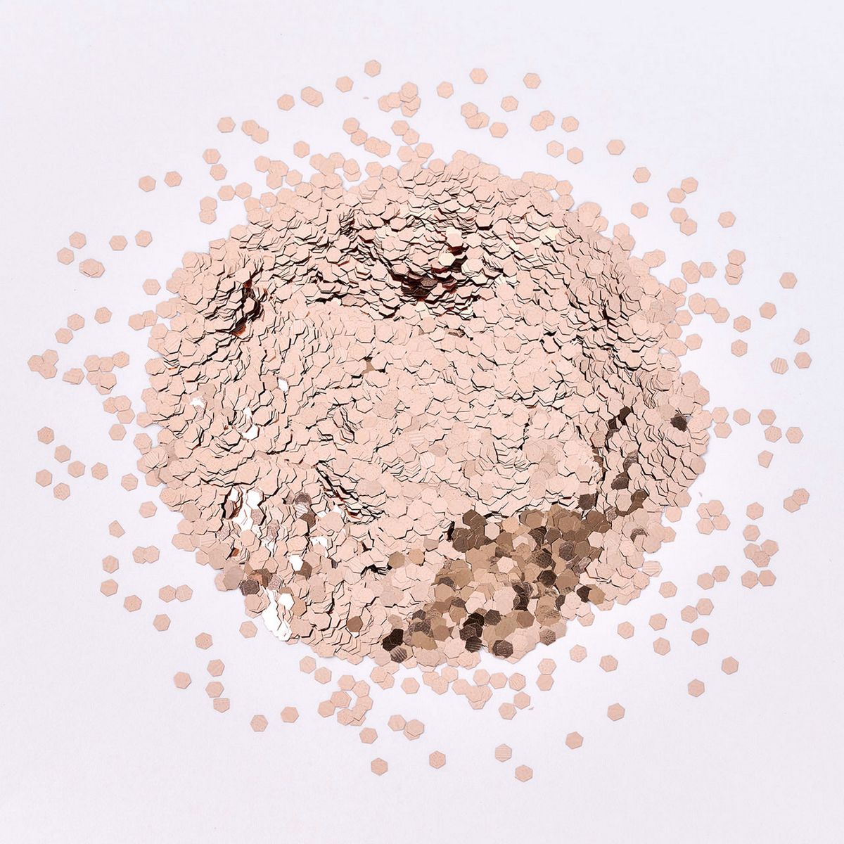 コンフェッティ ヘキサゴン 7g ローズゴールド/GI000294【01】 花資材・フローリスト道具 デコレーショ..