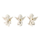 タイニーエンジェル ボール 3個 WHITE/XY001134【01】 花器、リース 花器・花瓶 ポリレジン樹脂花器
