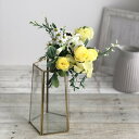 【造花】MAGIQ東京堂/ハミングラナンブーケ #4 YELLOW イエロー/FM008320-004【01】 造花(アーティフィシャルフラワー) 造花 花材「ら行」 ラナンキュラス