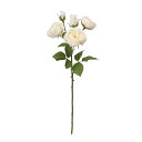 【造花】MAGIQ東京堂/ミランダローズ #1 CR/WH クリームホワイト/FM009086-001【01】 造花(アーティフィシャルフラワー) 造花 花材「は行」 バラ