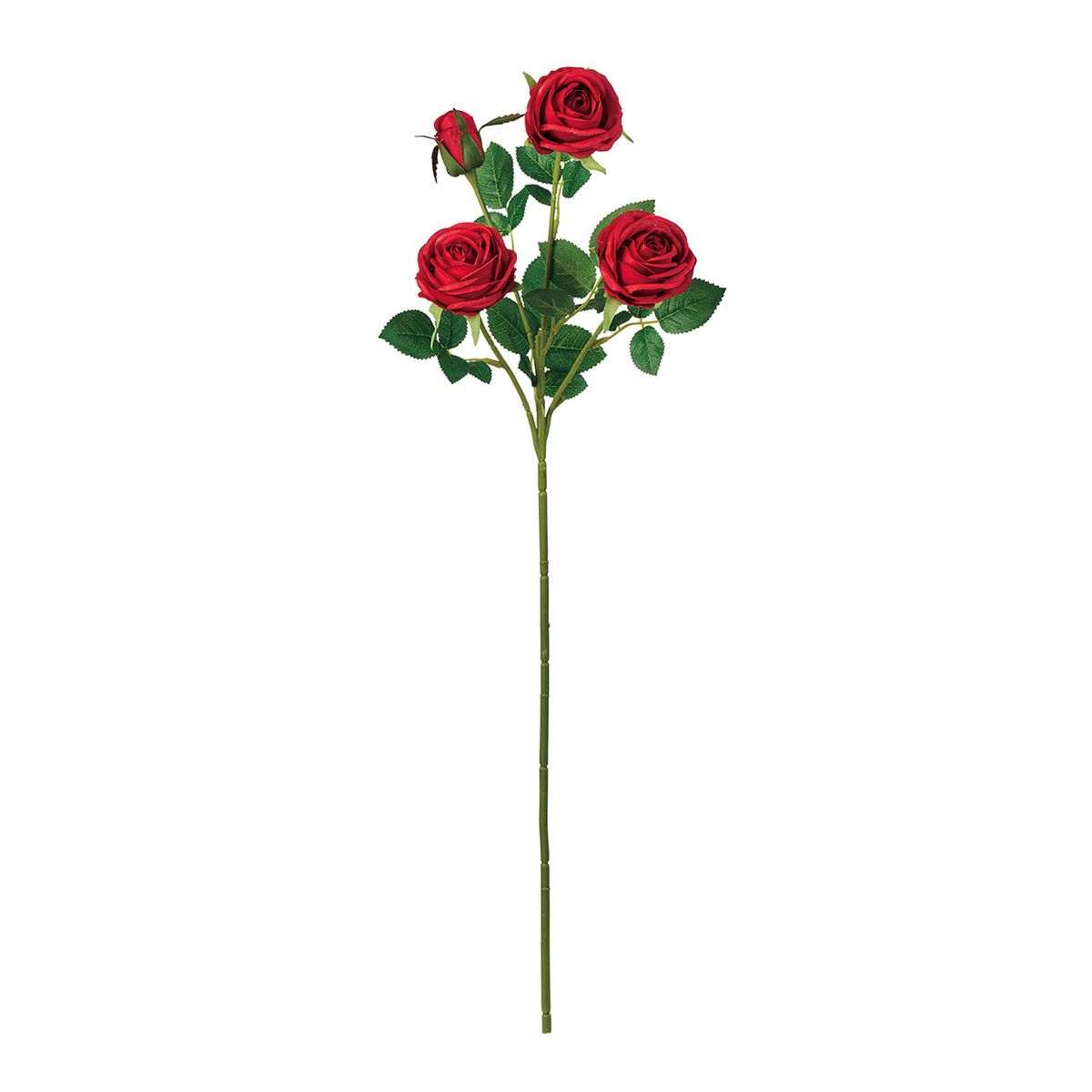 【造花】MAGIQ東京堂/プランタンローズ #3 RED レッド/FM000026-003【01】 造花（アーティフィシャルフラワー） 造花 花材「は行」 バラ