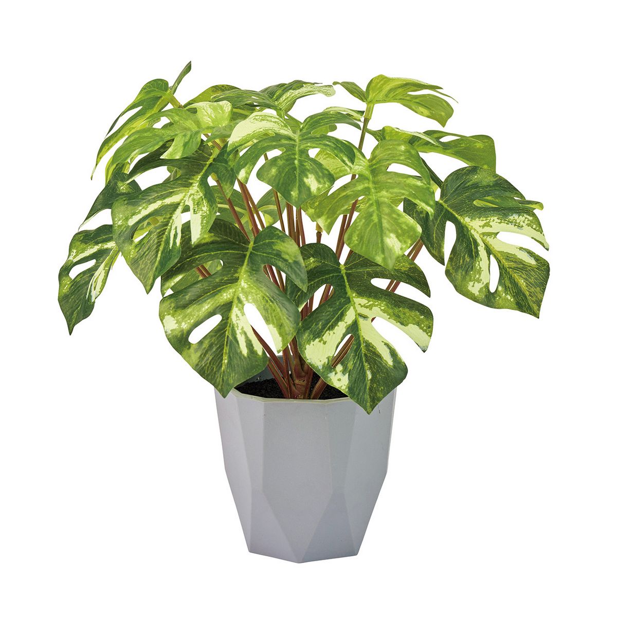 【造花】MAGIQ東京堂/スプリットフィロミニポット GREEN グリーン/FZ009197【01】 造花（アーティフィ..