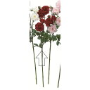 【造花】アスカ/ローズ×7 つぼみ×6 レッド/A-34815-2【01】 造花(アーティフィシャルフラワー) 造花 花材「は行」 バラ