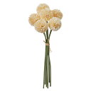 【造花】アスカ/ポンポンマムバンチ(1束6本) ハニークリーム/A-35207-11H【01】 造花(アーティフィシャルフラワー) 造花 花材「か行」 キク(菊)・ピンポンマム