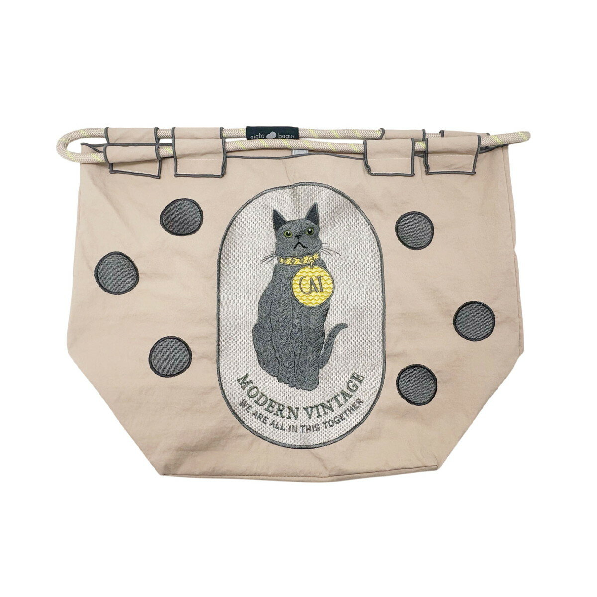 丸和貿易/8begin bag v2 （S） グレーネコ/400912420【07】 店舗ディスプレイ・店内装飾 雑貨 ファッシ..