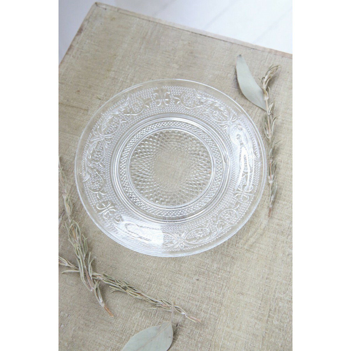 コベントガーデン/レースガラスプレートM/BB-02【07】 店舗ディスプレイ・店内装飾 雑貨 キッチン用品