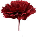 Gracias/カーネーション(ワイン)M BIGフラワーシリーズ/P-319【01】 造花(アーティフィシャルフラワー) 造花 花材「か行」 カーネーション