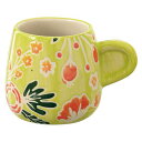 HEADS/ハンドメイドプリントフラワーポット-30(4個)/HNP-FPO30【01】 花器、リース 花器・花瓶 陶器花器