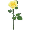 【造花】YDM/コンフォートシングルローズ イエロー/FD-0150-Y【01】 造花(アーティフィシャルフラワー) 造花 花材「は行」 バラ