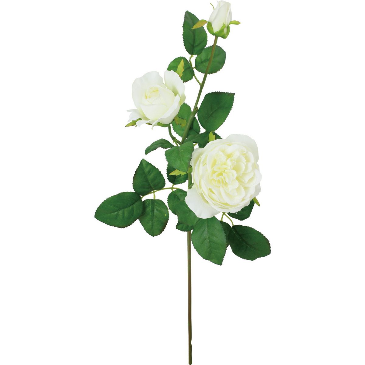 【造花】YDM/ウォルターローズスプレー ホワイト/FA-7497-W【01】 造花（アーティフィシャルフラワー） 造花 花材「は行」 バラ