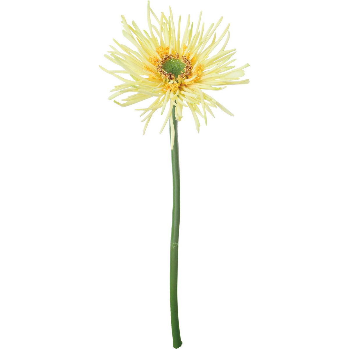 【造花】YDM/スパイダーガーベラ ライトイエロー/FA-7513-L/Y【01】 造花（アーティフィシャルフラワー） 造花 花材「か行」 ガーベラ