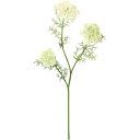 【造花】YDM/レースフラワースプレー ホワイトグリーン/FA-7533-W/G【01】 造花(アーティフィシャルフラワー) 造花 花材「ら行」 レースフラワー