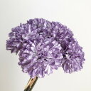 【造花】アスカ/ポンポンマムバンチ(1束6本) パ-プルクリ-ム/A-33164-007C【01】 造花(アーティフィシャルフラワー) 造花 花材「か行」 キク(菊)・ピンポンマム