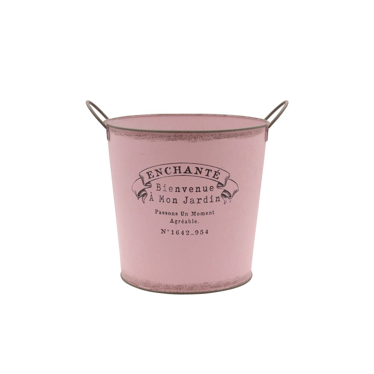 CARNAC/アンシャンテブリキベーシック5-PK ピンク/HSM77PK【01】 ガーデニング・園芸用品 植木鉢・フラワーポット アイアン・ブリキ鉢