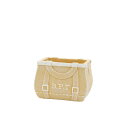 CARNAC/プチレザーバッグYE イエロー/CP2507YE【01】 ガーデニング・園芸用品 植木鉢・フラワーポット セメント鉢