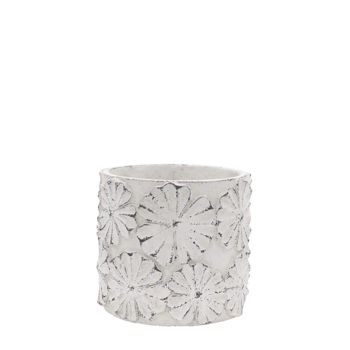 植木鉢 おしゃれCARNAC/マシェリシリンダーS-WH ホワイト/MM09WH【01】 ガーデニング・園芸用品 フラワーポット セメント鉢のサムネイル