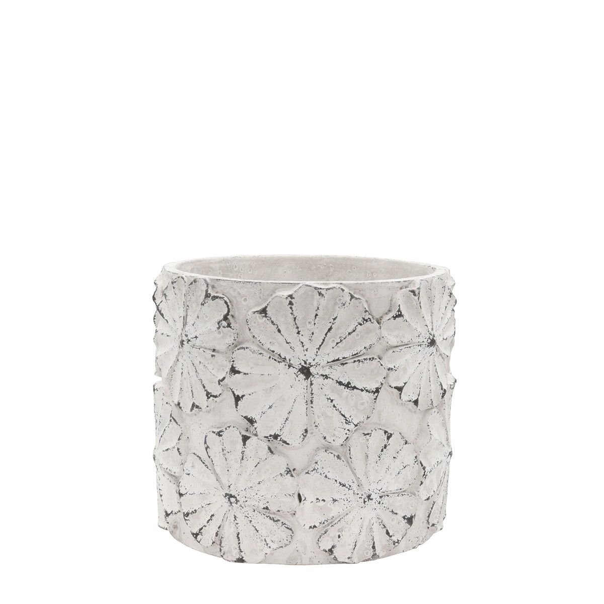 植木鉢 おしゃれCARNAC/マシェリシリンダーL-WH ホワイト/MM10WH【01】 ガーデニング・園芸用品 フラワーポット セメント鉢のサムネイル