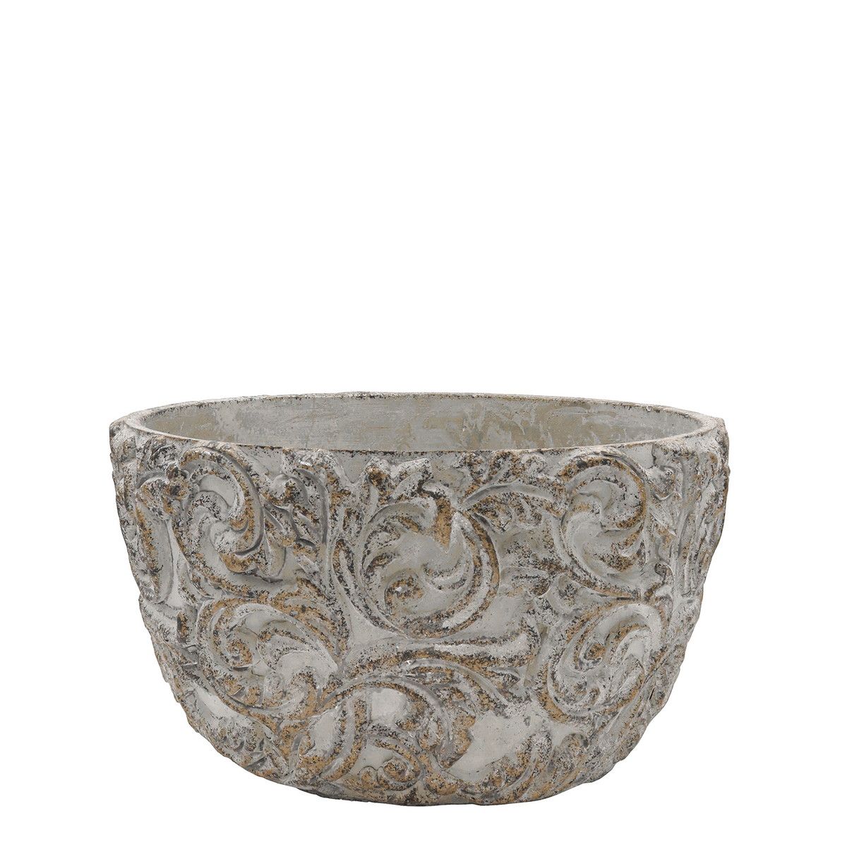 植木鉢 おしゃれCARNAC/マシェリボウルGD ゴールド/MM05GD【01】 ガーデニング・園芸用品 フラワーポット セメント鉢のサムネイル