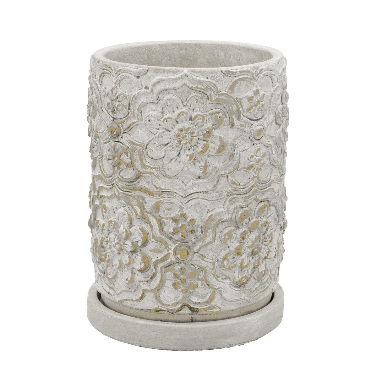 植木鉢 おしゃれCARNAC/アントワープロングS/YD78S【01】 ガーデニング・園芸用品 フラワーポット セメント鉢のサムネイル