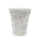CARNAC/ボールドアラベスクトールL-WH ホワイト/FC034WH【01】 ガーデニング・園芸用品 植木鉢・フラワーポット 合成樹脂鉢