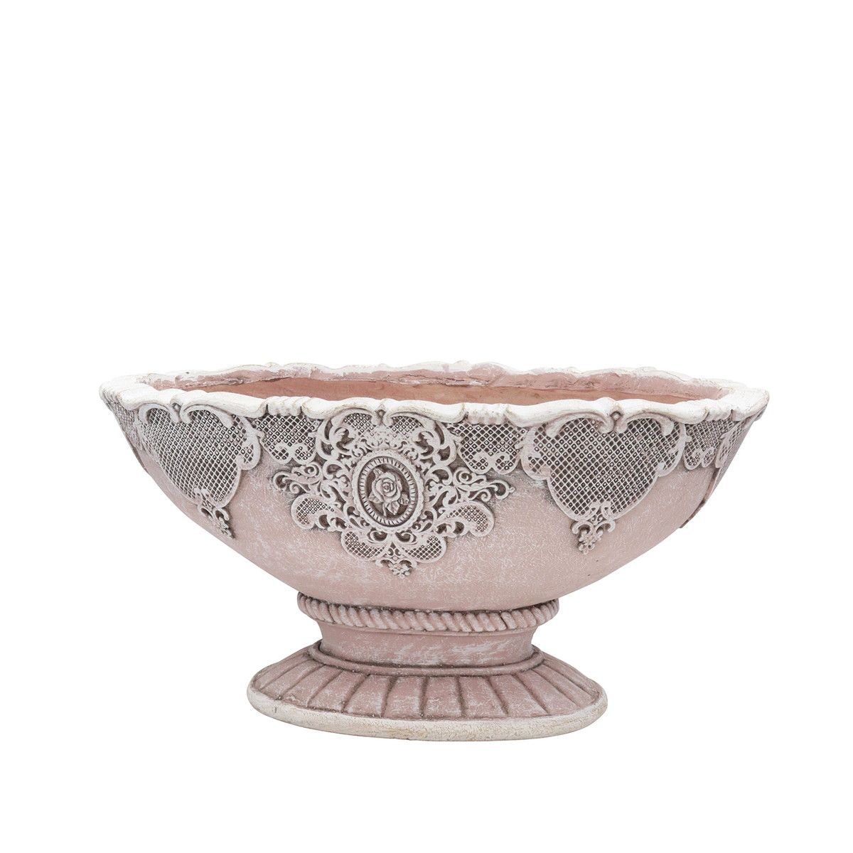 植木鉢 おしゃれCARNAC/ローズレースワイドカップPK ピンク/GFB427PK【01】 ガーデニング・園芸用品 フラワーポット グラスファイバー鉢のサムネイル