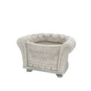 CARNAC/ヴィンテージレザードゥソファWH ホワイト/GFB431WH【01】 ガーデニング・園芸用品 植木鉢・フラワーポット グラスファイバー鉢