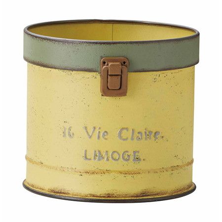 友膳/リモージュサークルMY/UN2236【01】 ガーデニング・園芸用品 植木鉢・フラワーポット アイアン・ブリキ鉢のサムネイル