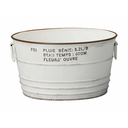 植木鉢 おしゃれ 友膳/フォワラウンドW/UE206【01】 ガーデニング・園芸用品 フラワーポット アイアン・ブリキ鉢のサムネイル