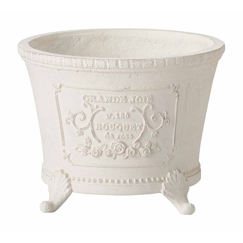 植木鉢 おしゃれ 友膳/グランジュワサークルMW/GF4900【01】 ガーデニング・園芸用品 フラワーポット グラスファイバー鉢のサムネイル