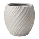 友膳/スピラルサークルMW/G1010【01】 ガーデニング・園芸用品 植木鉢・フラワーポット グラスファイバー鉢