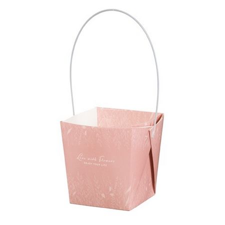 東京リボン/ミルクBOX ＃301 20コ モーブリーフ/88055-301【01】 花器、リース 花器・花瓶 紙製花器