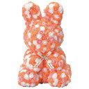 【造花】松野ホビー/ラビットローズL トロピカルオレンジ/GM-4403【01】 造花(アーティフィシャルフラワー) 造花ギフト フラワーアレンジ