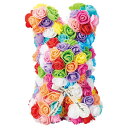 【造花】松野ホビー/ラビットローズS レインボー/GM-4429【01】 造花(アーティフィシャルフラワー) 造花ギフト フラワーアレンジ