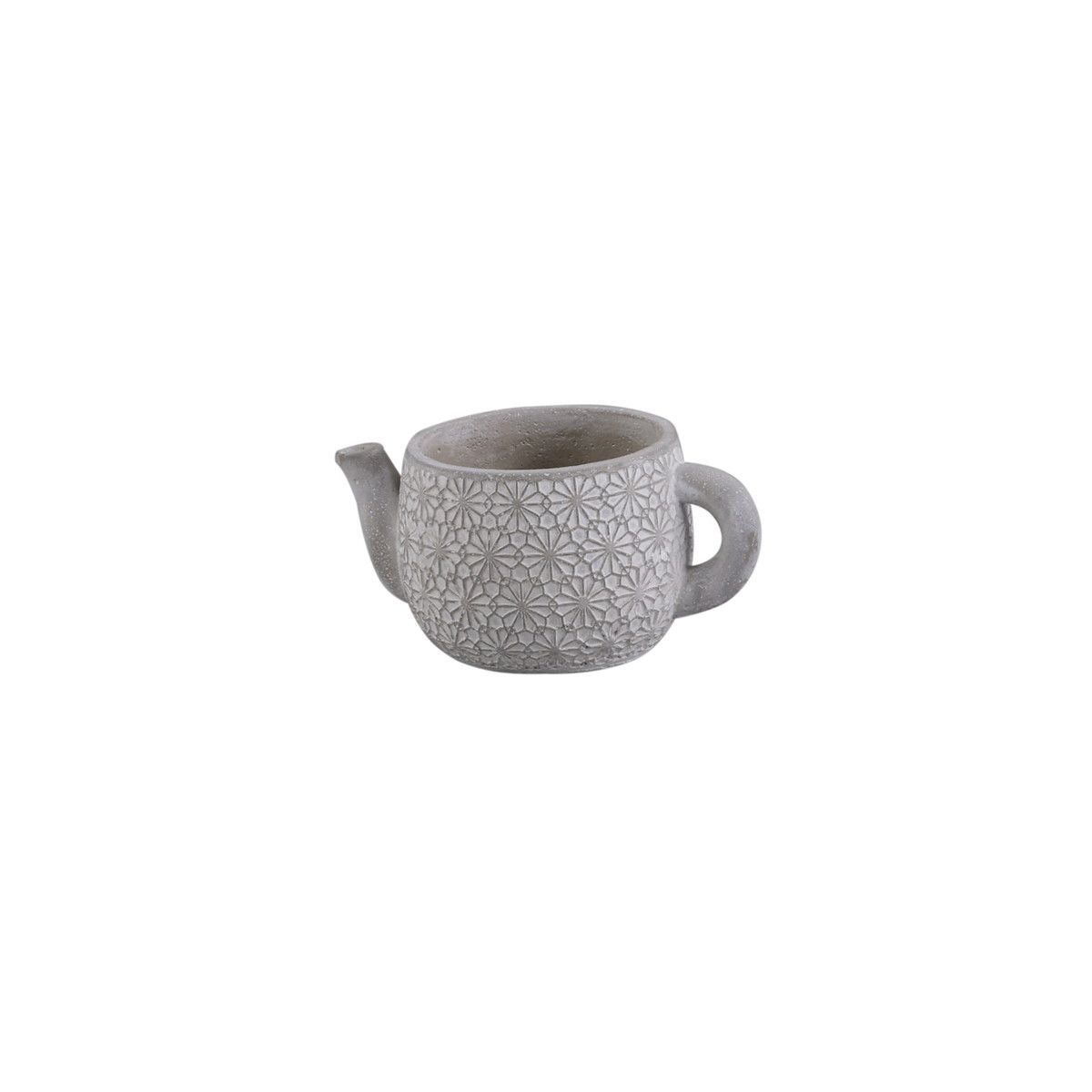 植木鉢 おしゃれ アビテ/タッス・ティーポット・S グレー/JK-507-GY【07】[4個] ガーデニング・園芸用..