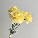 【造花】ビバ工芸/VE-4187 カーネーション YE/VE-4187【01】 造花(アーティフィシャルフラワー) 造花 花材「か行」 カーネーション