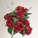 【造花】ビバ工芸/VE-6747 アロマローズブッシュ RE/VE-6747【01】 造花(アーティフィシャルフラワー) 造花 花材「は行」 バラ