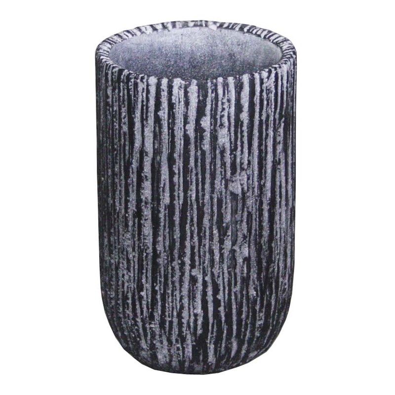 ミュールミル/オベリスクトール黒L/CGM004LBk【01】[8個] ガーデニング・園芸用品 植木鉢・フラワーポット セメント鉢