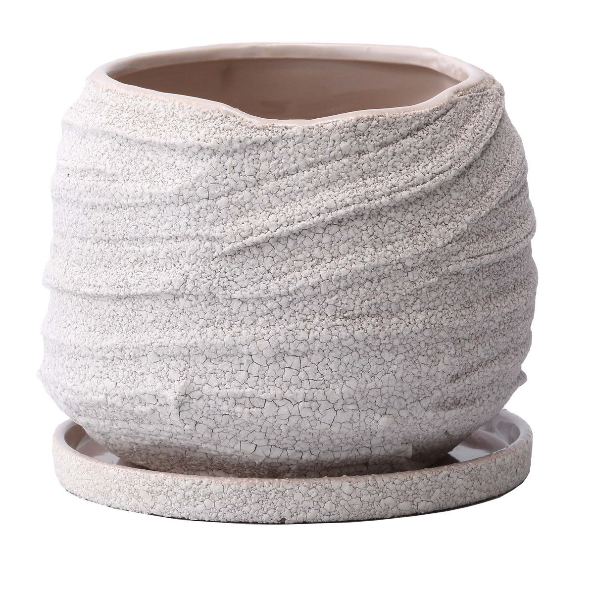 植木鉢 おしゃれ ミュールミル/マイアラージベージュ/DS-017Be【01】[3個] ガーデニング・園芸用品 フ..