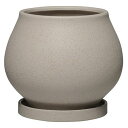 グリーンポット/オーラ クリーム 26.5cm/HO-3727CR【07】 ガーデニング・園芸用品 植木鉢・フラワーポット 陶器・セラミック鉢